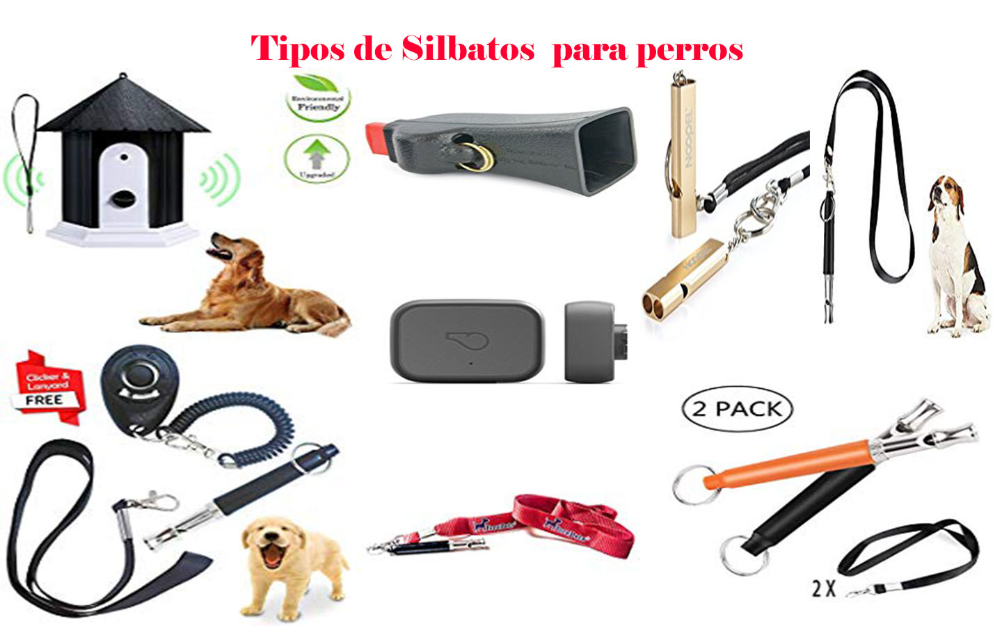 Silbato para perros de Ultrasonidos regulable - adiestramiento-perros