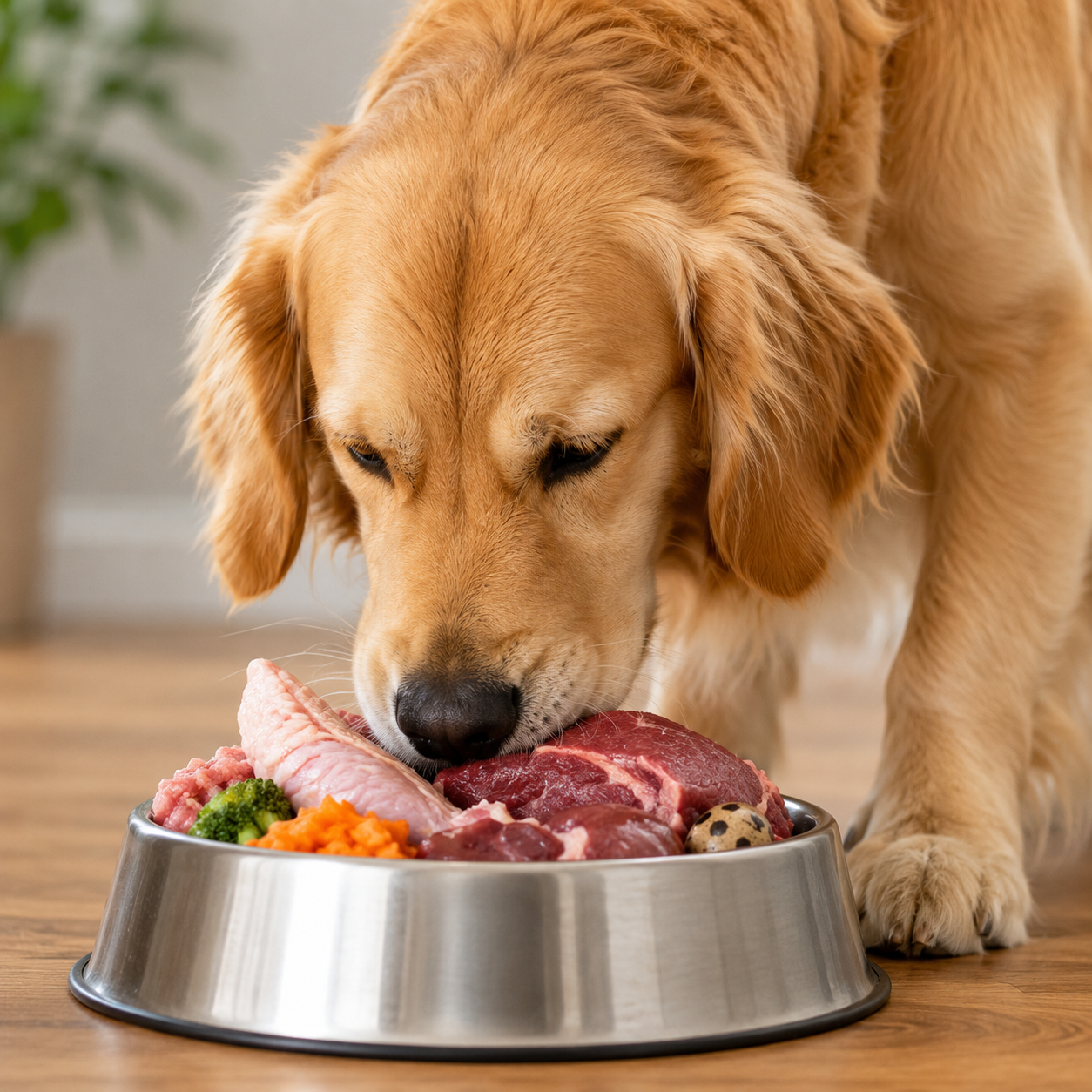 Comida natural Barf (crudo) para perros