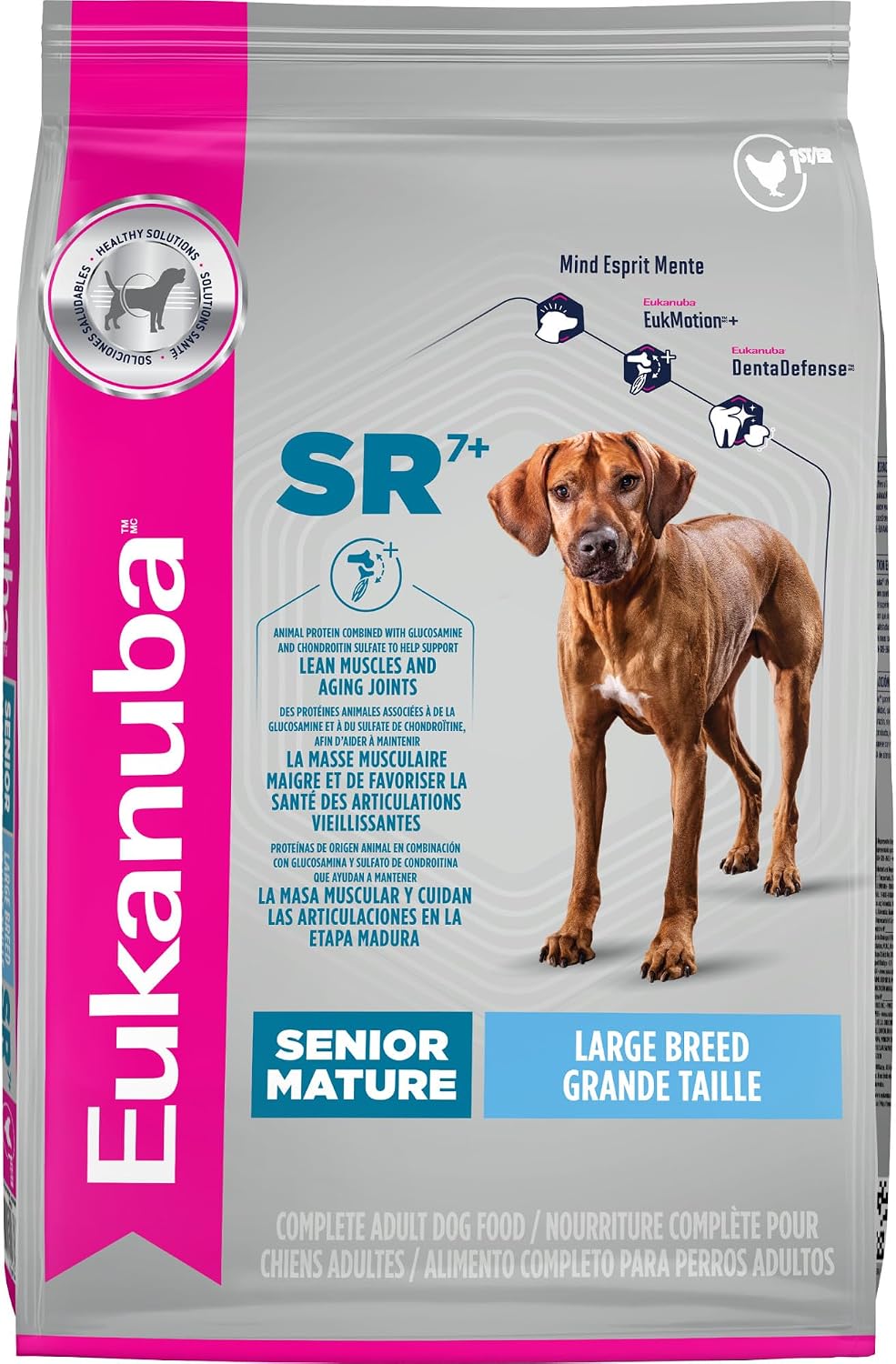 Eukanuba Senior Large Breed alimento seco para perros senior de razas grandes, 33 lb